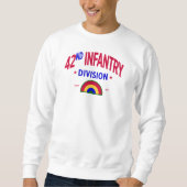 42. Infanterie "Rainbow" Division Sweatshirt (Vorderseite)