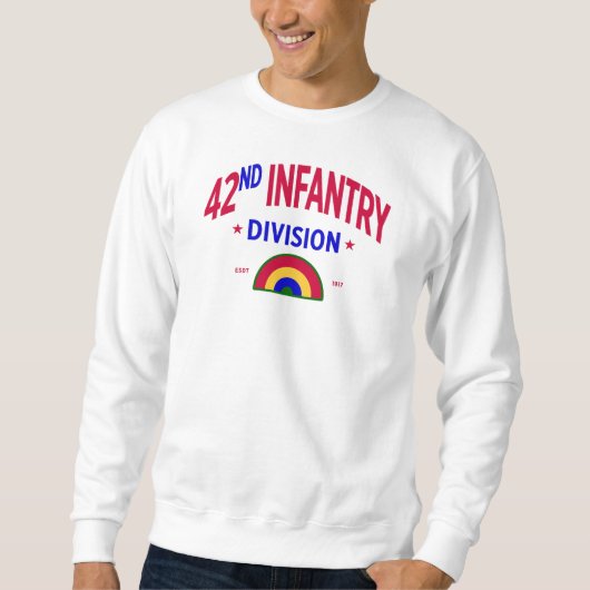 42. Infanterie "Rainbow" Division Sweatshirt (Vorderseite)