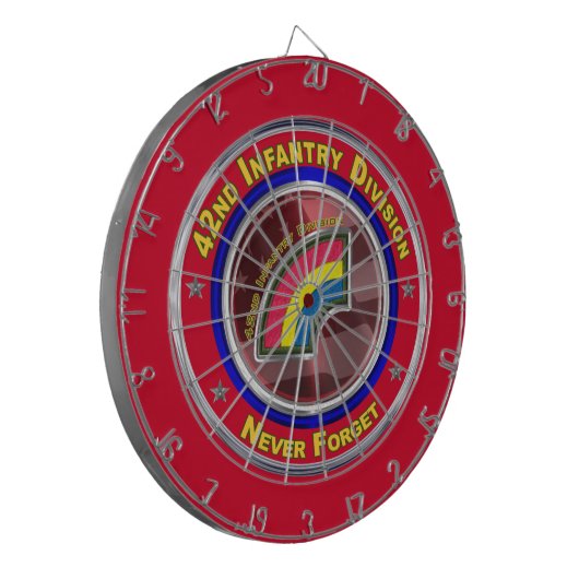 42. Infanterieabteilung Dartscheibe (Vorderseite Links)
