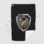 42. Infanterieabteilung "Never Vergessen" Golfhandtuch (Insitu)