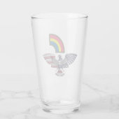 42. Infanterieabteilung "Niemals vergessen" Adler Glas (Rückseite)