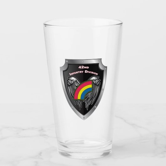 42. Infanterieabteilung "Niemals vergessen" Glas (Vorderseite)