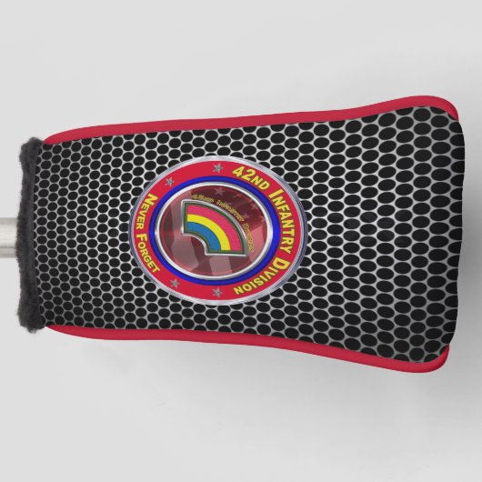 42. Infanterieabteilung "Niemals vergessen" Golf Headcover (Vorderseite)