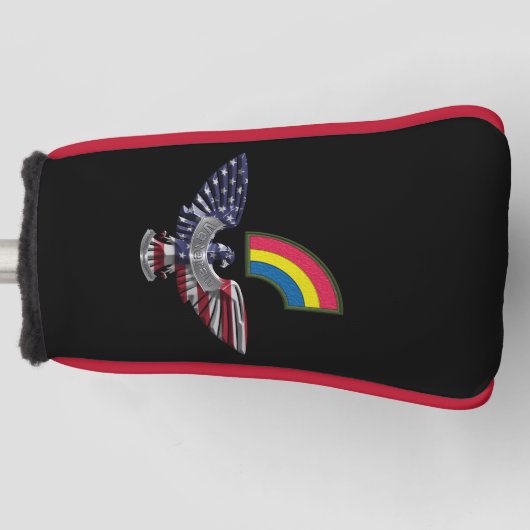 42. Infanterieabteilung "Niemals vergessen" Golf Headcover (Vorderseite)