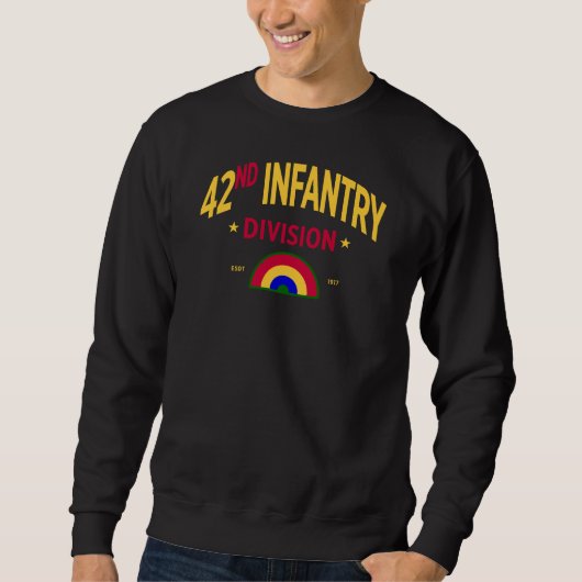 42. Infanterieabteilung "Rainbow" Sweatshirt (Vorderseite)