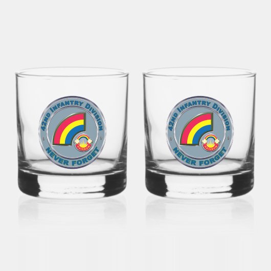 42. Infanterieabteilung Whiskyglas (Vorderseite)