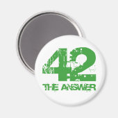 42 ist das Antwortmagazin Magnet (Vorderseite/Rückseite)
