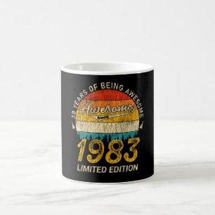 42 Jahre alt 1983 Retro Phantastisch 42. Geburtsta Kaffeetasse