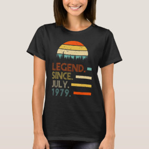 42 Jahre alter Retro Geburtstag Legend seit Juli 1 T-Shirt