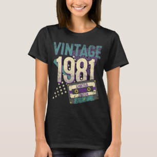 42 Jahre Vintag 1981 42. Geburtstag T-Shirt
