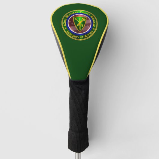 42. Militärpolizei Golf Headcover (Vorderseite)