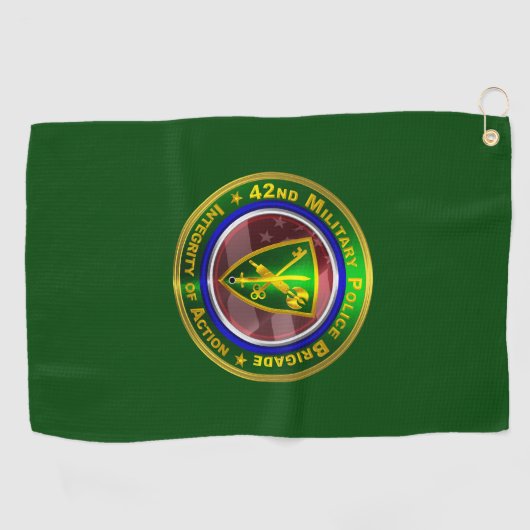 42. Militärpolizei Golfhandtuch (Horizontal)