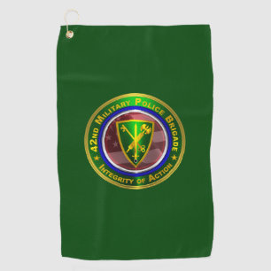 42. Militärpolizei Golfhandtuch