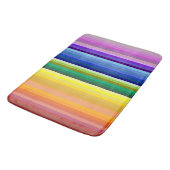 42 Regenbogenspektrum Badematte (Schrägansicht)