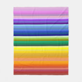 42 Regenbogenspektrum Fleecedecke (Vorderseite)