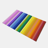 42 Regenbogenspektrum Fußmatte (Schrägansicht)