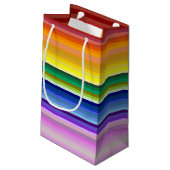 42 Regenbogenspektrum Kleine Geschenktüte (Rückseite Schrägansicht)