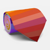 42 Regenbogenspektrum Krawatte (Gerollt)