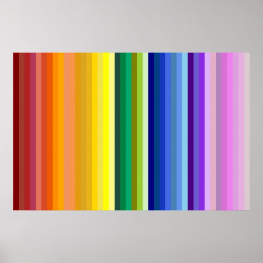 42 Regenbogenspektrum Poster (Vorne)