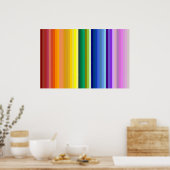42 Regenbogenspektrum Poster (Küche)