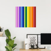 42 Regenbogenspektrum Poster (Heimbüro)