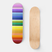42 Regenbogenspektrum Skateboard (Vorderseite)