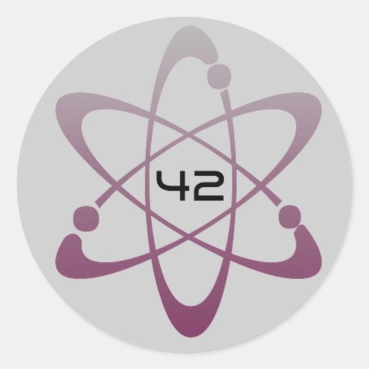 42 RUNDER AUFKLEBER (Vorderseite)