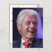 42 William Jefferson Clinton Postkarte (Vorne/Hinten)