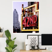 42nd Street, NYC - Poster (Heimbüro)