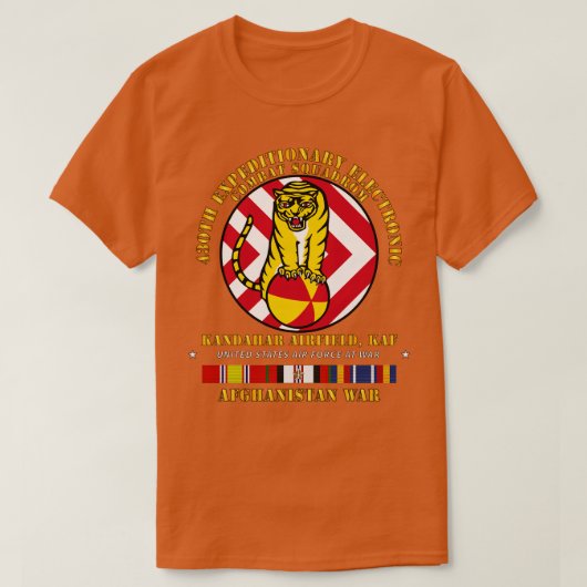 430. EE Combat Squadron Kandahar AF w AFGHAN SVC T-Shirt (Design vorne)