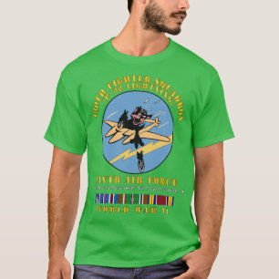 430. Kämpfer-Squadron P38 Blitze 9. AF 2. WWII w T-Shirt