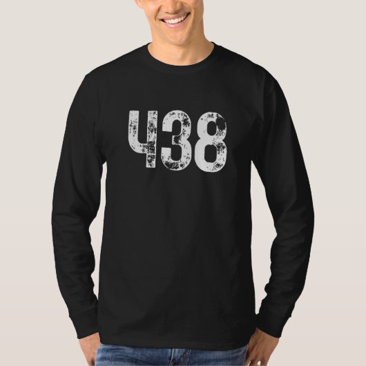 438 Area Code Montreal QC Mobile Telephone Area Co T-Shirt (Vorderseite)