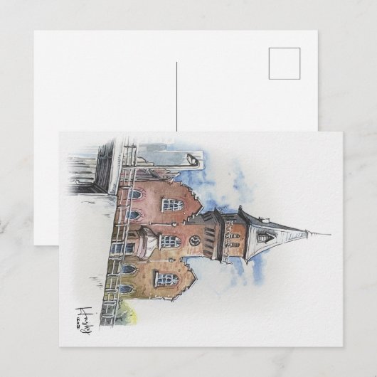 43; ASN-Gebäude Postkarte (Vorne/Hinten)