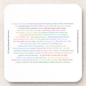 43 Funny Romania Expressions Conversation Piece Getränkeuntersetzer (Vorderseite)