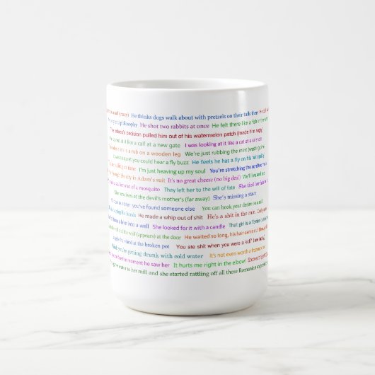 43 Funny Romania Expressions Conversation Piece Kaffeetasse (Mittel)