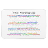 43 Funny Romania Expressions Conversation Piece Magnet (Horizontal)