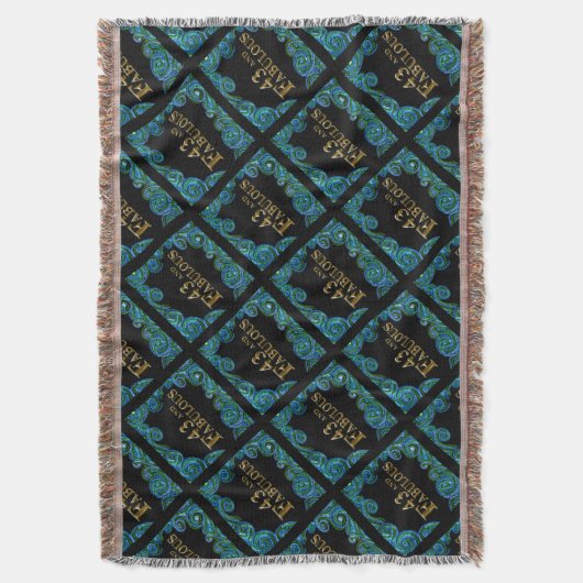 43. Geburtstag Decke (Vorderseite Vertikal)