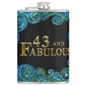 43. Geburtstag Flachmann (Vorderseite)