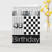 43. Geburtstag Karte (Gelbe Blume)