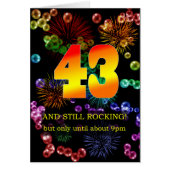 43. Geburtstag noch rocken (Vorne)