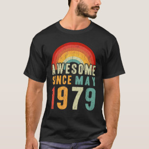 43. Geburtstag Phantastisch seit Mai 1979 43 Jahre T-Shirt
