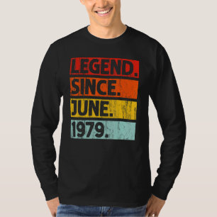 43. Geburtstagsfeier Seit Juni 1979 43 Jahre alt T-Shirt