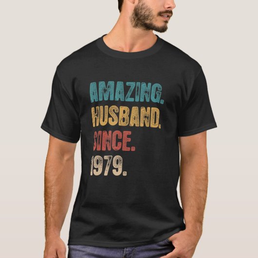 43 Hochzeitstag für seinen Phantastischen Ehemänne T-Shirt (Vorderseite)