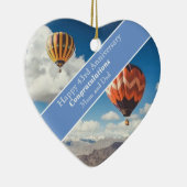 43. Hochzeitstag Keramik Ornament (Rechts)