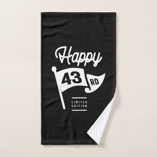 43 Jahre alt - 43. Geburtstag Funny Gift Handtuch (Handtuch)