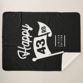 43 Jahre alt - 43. Geburtstag Funny Gift Sherpadecke (Vorderseite (Horizontal))