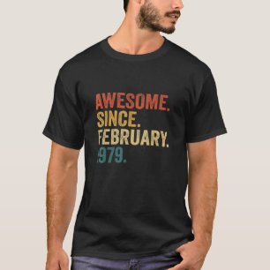 43 Jahre alt 43. Geburtstag Phantastisch seit 1. F T-Shirt