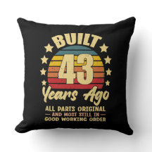 43 Jahre alt Alle Teile Original 43. Geburtstag