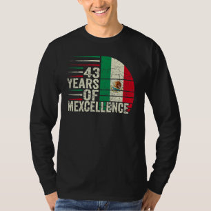 43 Jahre alt Geburtstag mexikanisch 43. Geburtstag T-Shirt