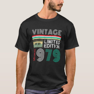 43 Jahre alt Vintag 1979 Limited Edition 43 Rd Bir T-Shirt